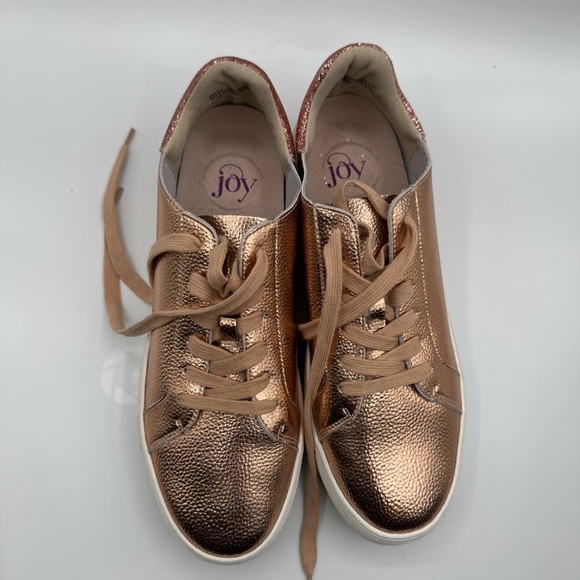 Joy Mangano Metallic Rose Women's Sneakers | Excellent Used Condition - Picture 3 of 9